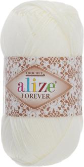 Пряжа для вязания Alize "Forever", цвет: белый (292), 300 м, 50 г, 5 шт