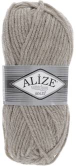 Пряжа для вязания Alize "Superlana Maxi", цвет: светло-коричневый (207), 100 м, 100 г, 5 шт