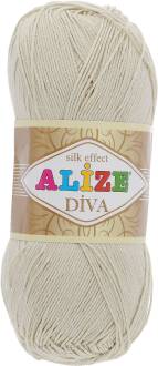 Пряжа для вязания Alize "Diva", цвет: молочно-бежевый (383), 350 м, 100 г, 5 шт