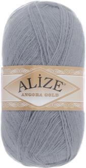 Пряжа для вязания Alize "Angora Gold", цвет: серый (87), 550 м, 100 г, 5 шт