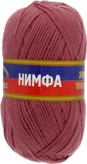 Пряжа для вязания Камтекс "Нимфа", цвет: брусничный (088), 300 м, 100 г, 10 шт