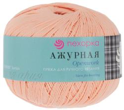Пряжа для вязания Пехорка "Ажурная", цвет: чайная роза (68), 280 м, 50 г, 10 шт