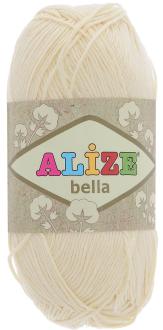 Пряжа для вязания Alize "Bella", цвет: шампань (01), 180 м, 50 г, 5 шт