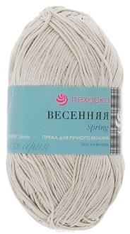 Пряжа для вязания Пехорка "Весенняя", цвет: суровый лен (43), 250 м, 100 г, 5 шт