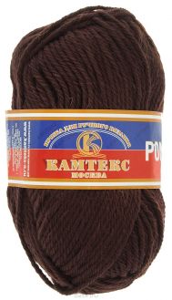 Пряжа для вязания Камтекс "Романс", цвет: шоколад (063), 120 м, 100 г, 10 шт