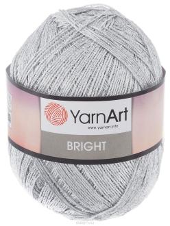Пряжа для вязания YarnArt "Bright", цвет: серебряный (128), 340 м, 90 г, 6 шт