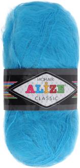 Пряжа для вязания Alize "Mohair Classic", цвет: голубой, 200 м, 100 г, 5 шт