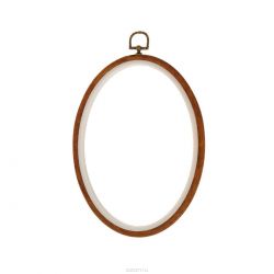 Пяльцы-рамка пластиковые Sima-land "Овал", 22 х 15,5 см