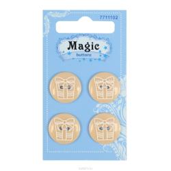 Пуговицы декоративные Magic Buttons "Подарок", 4 шт