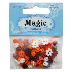 Пуговицы декоративные Magic Buttons "Цветы", 5 г