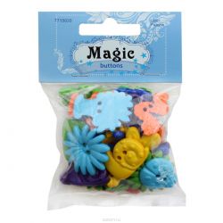 Пуговицы декоративные Magic Buttons "Сад. Радуга", 30 г