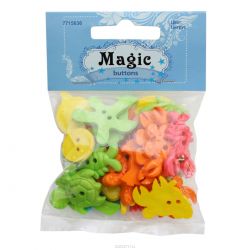 Пуговицы декоративные Magic Buttons "Море. Цитрус", 30 г