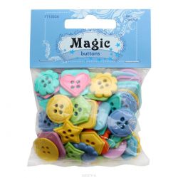 Пуговицы декоративные Magic Buttons "Геометрия. Счастье", 30 г