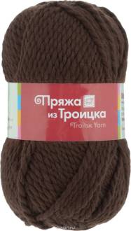 Пряжа для вязания "Мелодия", цвет: шоколадный (0412), 100 м, 100 г, 10 шт