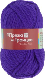 Пряжа для вязания "Мелодия", цвет: темно-фиолетовый (0030), 100 м, 100 г, 10 шт