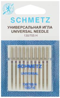 Набор универсальных игл "Schmetz", №100, 10 шт