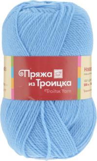 Пряжа для вязания "Новозеландская", цвет: светло-голубой (0300), 250 м, 100 г, 10 шт