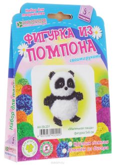 Клевер/Clever Набор для изготовления брелока Маленькая панда
