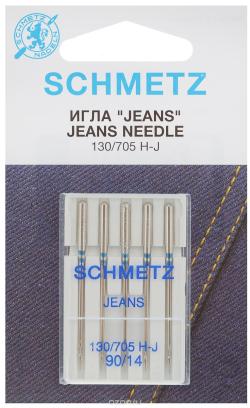 Набор игл для джинсы Schmetz "Jeans", №90, 5 шт