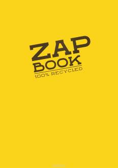 Блокнот для набросков Clairefontaine "Zap Book", цвет: желтый, 160 листов