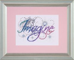 Набор для вышивания крестом Design Works "Imagine", 13 х 18 см