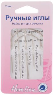 Набор игл для ремонта "Hemline", 7 шт