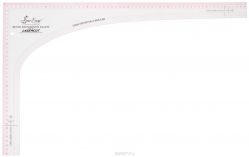 Лекало портновское "Hemline", угольник, 60,5 х 36,5 см