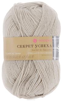 Пряжа для вязания Пехорка "Секрет успеха", цвет: пепел (254), 250 м, 100 г, 10 шт
