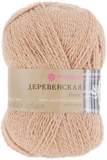 Пряжа для вязания Пехорка "Деревенская", цвет: лама (337), 250 м, 100 г, 10 шт