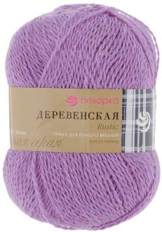 Пряжа для вязания Пехорка "Деревенская", цвет: персидская сирень (516), 250 м, 100 г, 10 шт