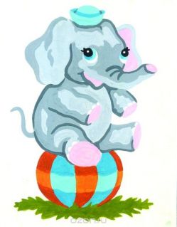 Канва с нанесенным рисунком "Collection D'Art", 20 х 25 см. 3199