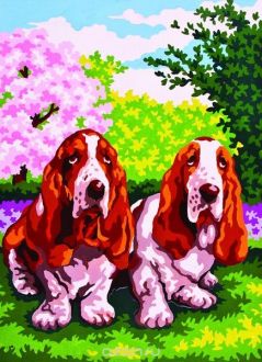 Канва с нанесенным рисунком "Collection D'Art", 30 х 40 см. 6262