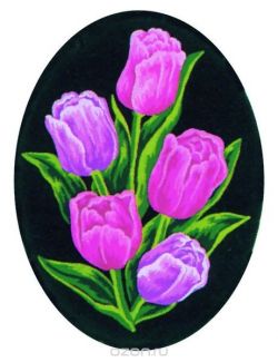 Канва с нанесенным рисунком "Collection D'Art", 25 х 30 см. 7012