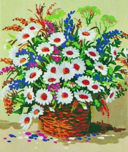 Канва с нанесенным рисунком "Collection D'Art", 30 х 40 см. 10105