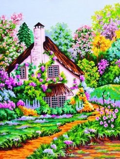 Канва с нанесенным рисунком "Collection D'Art", 30 х 40 см. 10219