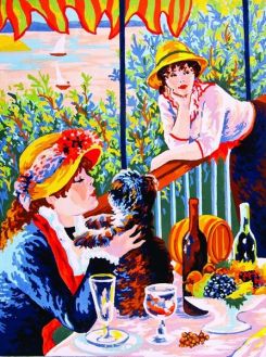 Канва с нанесенным рисунком "Collection D'Art", 30 х 40 см. 10247