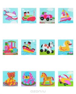 Канва с нанесенным рисунком "Collection D'Art", 50 х 40 см. 11448