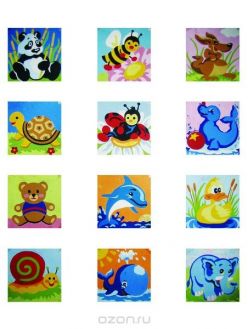 Канва с нанесенным рисунком "Collection D'Art", 50 х 40 см. 11449