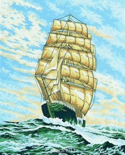 Канва с нанесенным рисунком "Collection D'Art", 50 х 40 см. 11844