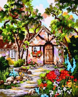 Канва с нанесенным рисунком "Collection D'Art", 50 х 40 см. 11851