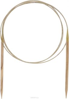 Спицы "Addi", из оливкового дерева, круговые, диаметр 5,5 мм, длина 150 см