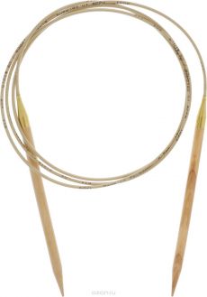 Спицы "Addi", из оливкового дерева, круговые, диаметр 6,5 мм, длина 150 см