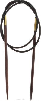 Спицы "Pony", деревянные, круговые, диаметр 4,5 мм, длина 80 см, 2 шт