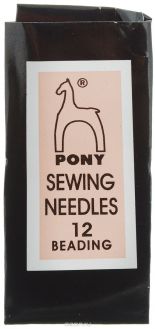 Иглы ручные "Pony", для бисера, №11, 25 шт