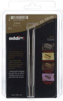 Спицы сменные "Addi Click. Basic", диаметр 5,5 мм, 2 шт