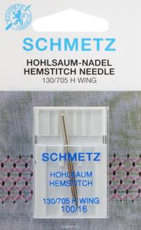 Игла для машинной вышивки "Schmetz", для техники мережка, №100