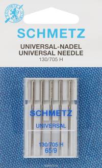 Иглы для бытовых швейных машин "Schmetz", универсальные, №65, 5 шт