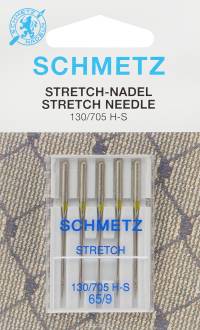 Иглы для бытовых швейных машин "Schmetz", для трикотажа, №65, 5 шт