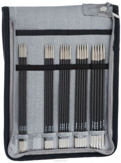 Набор чулочных спиц KnitPro "Karbonez", 2,0-4,0 мм, 5 видов