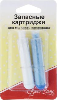 Стержни запасные "Hemline", для мелового карандаша, 2 шт
